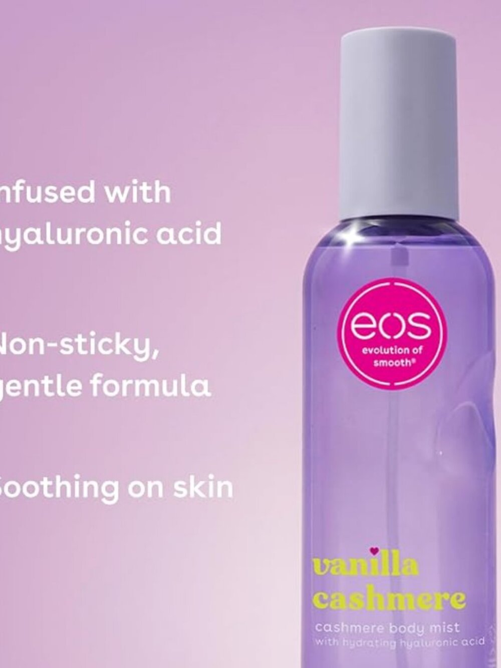 eos Cashmere Body Mist- Vanilla, Body Spray for Women, Vegan, 6 fl oz - Picture 6 of 6
